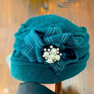 NWT Teal Wool Winter Hat